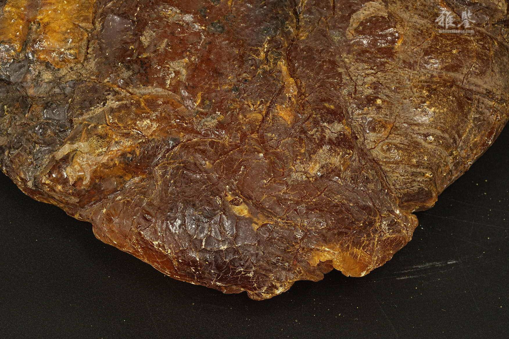 天然琥珀 大谷家藏 资料附 日本桐箱附 本物保证